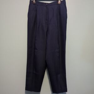 Talbots Navy Straight-Leg Women's Trousers
